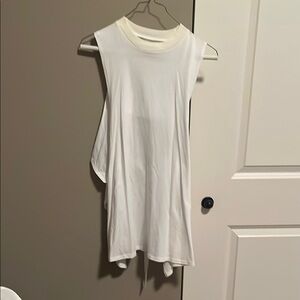 Sleeveless White Top